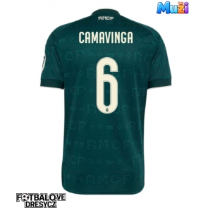Real Madrid Eduardo Camavinga #6 Venkovní Dres 2026-27 Krátký Rukáv